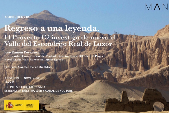 Conferencia: Regreso a una leyenda. El Proyecto C2 investiga de nuevo el Valle del Escondrijo Real de Luxor