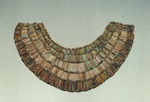 Collar Cuentas de cerámica 30 cm Mastaba D 208 Guiza inv nº 3766 din V-VI