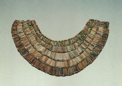 Collar Cuentas de cerámica 30 cm Mastaba D 208 Guiza inv nº 3766 din V-VI