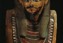 Máscara de momia de Herischef-Hotep Lino y estuco 60 cm Tumbs de Herischef-Hotep Abusir inv nº 5 din IX-X