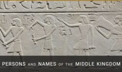 Base de datos: “Persons and Names of the Middle Kingdom”