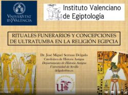 Conferencia Profesor José M. Serrano Delgado. "Los Rituales Funerarios Egipcios"