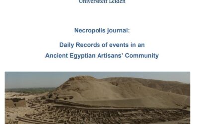 Tesis online: Daily Records of events in an Ancient Egyptian Artisans